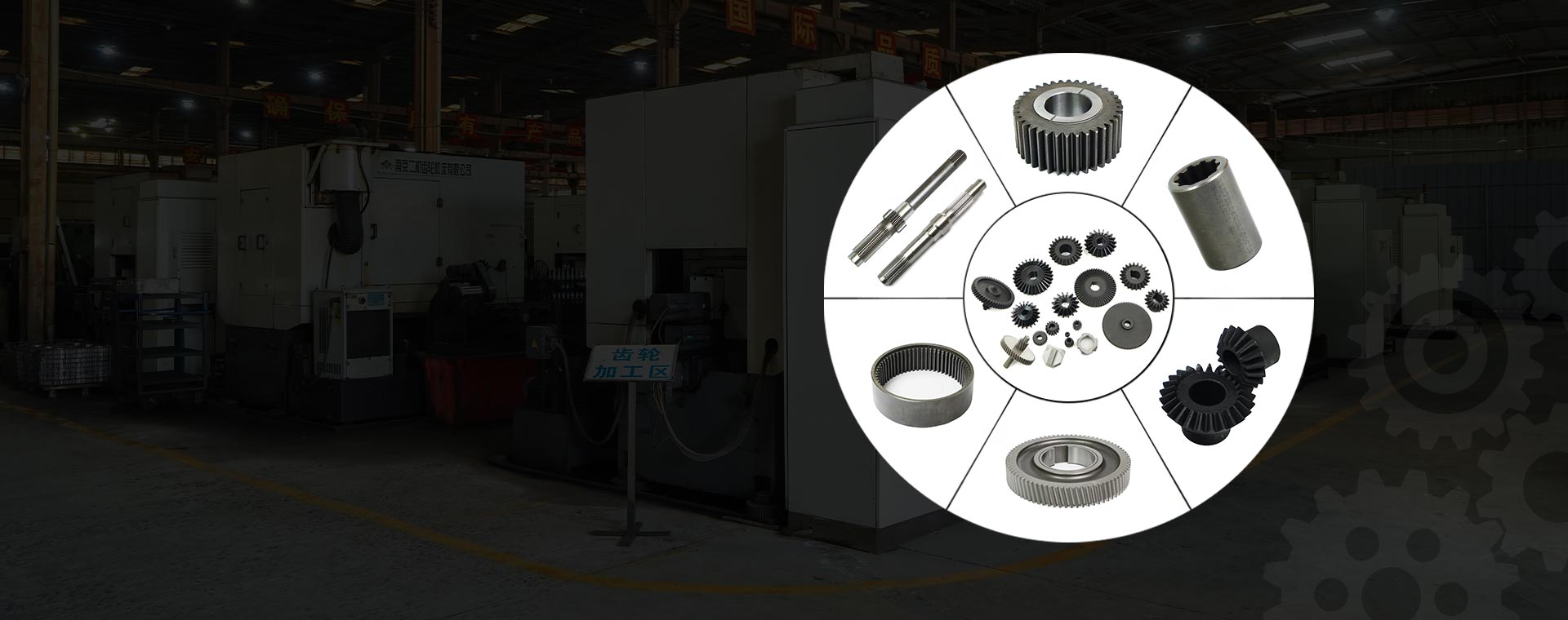 China CNC aangepast tandwiel en assen